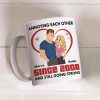 Personalized Couple Ceramic Mug - Cute Heart Cartoon for Morning Coffee, Unique Creative Gift for Husband or Wife Personalized Couple Ceramic Mug - Cute Heart Cartoon for Morning Coffee, Unique Creative Gift for Husband or Wife