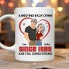 Personalized Couple Ceramic Mug - Cute Heart Cartoon for Morning Coffee, Unique Creative Gift for Husband or Wife Personalized Couple Ceramic Mug - Cute Heart Cartoon for Morning Coffee, Unique Creative Gift for Husband or Wife