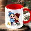 Personalized Couple's Ceramic Mug Custom Names for Loved Ones