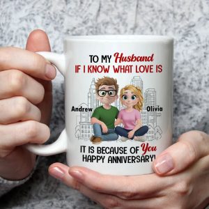 Personalized Cup with Custom Design for Anniversary Gift