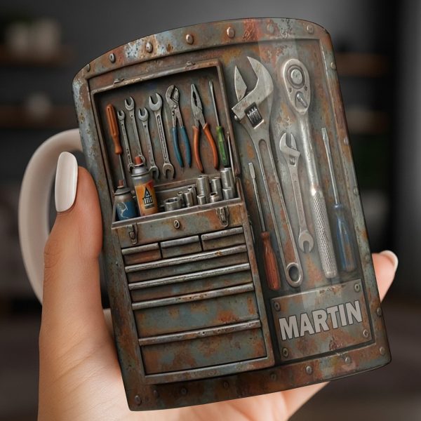 Personalized Custom Name and Tools Coffee Mug - Personalized Custom Coffee Mug - JBS121_MG Personalized Custom Name and Tools Coffee Mug - Personalized Custom Coffee Mug - JBS121_MG