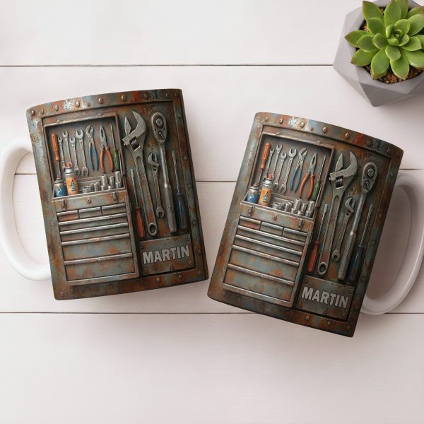 Personalized Custom Name and Tools Coffee Mug - Personalized Custom Coffee Mug - JBS121_MG Personalized Custom Name and Tools Coffee Mug - Personalized Custom Coffee Mug - JBS121_MG