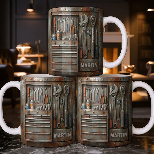 Personalized Custom Name and Tools Coffee Mug - Personalized Custom Coffee Mug - JBS121_MG Personalized Custom Name and Tools Coffee Mug - Personalized Custom Coffee Mug - JBS121_MG