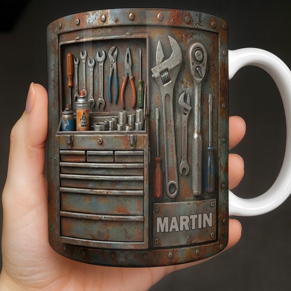Personalized Custom Name and Tools Coffee Mug - Personalized Custom Coffee Mug - JBS121_MG Personalized Custom Name and Tools Coffee Mug - Personalized Custom Coffee Mug - JBS121_MG