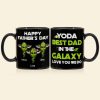 Personalized Dad Coffee Mug Best Dad In The Galaxy, Gift For Dad BLM-06HUHN300323 Personalized Dad Coffee Mug Best Dad In The Galaxy, Gift For Dad BLM-06HUHN300323