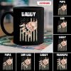 Personalized Dad With Kids Hand To Hand Family Coffee Mug, HN590 890969 Personalized Dad With Kids Hand To Hand Family Coffee Mug, HN590 890969
