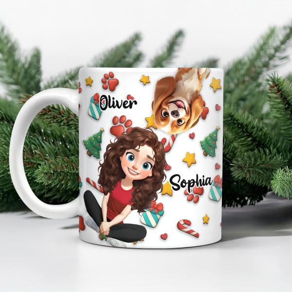Personalized Dog And Human Mug For Dog Lover TH10 896261 Personalized Dog And Human Mug For Dog Lover TH10 896261