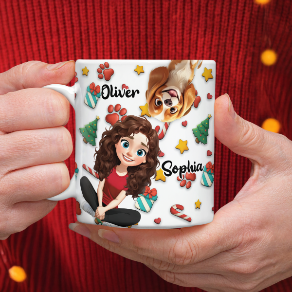 Personalized Dog And Human Mug For Dog Lover TH10 896261 Personalized Dog And Human Mug For Dog Lover TH10 896261