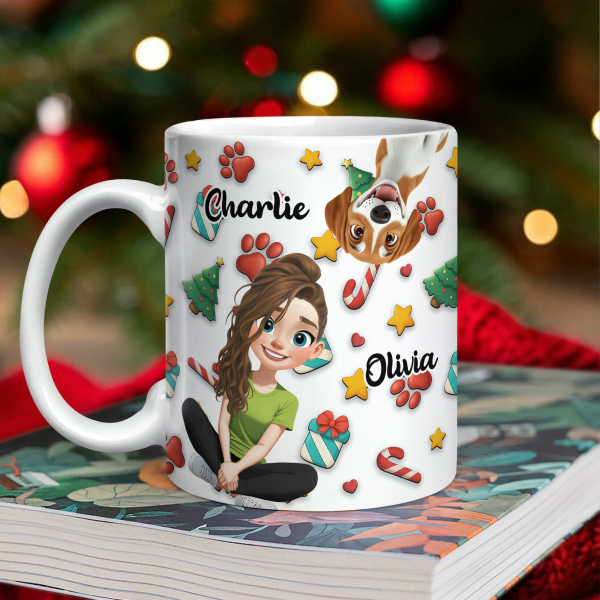 Personalized Dog And Human Mug For Dog Lover TH10 896261 Personalized Dog And Human Mug For Dog Lover TH10 896261