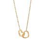 Personalized Double Heart Necklace with Rose Gift Box Personalized Double Heart Necklace with Rose Gift Box