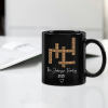 Personalized Family White Ceramic Mug with Wooden Tile Crossword Art - Unique Creative Gift for Home Personalized Family White Ceramic Mug with Wooden Tile Crossword Art - Unique Creative Gift for Home