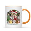 Personalized Farmhouse Couple Mug with Optional Pet Dog Cat, Christmas Gift for Him, Gift for Her Personalized Farmhouse Couple Mug with Optional Pet Dog Cat, Christmas Gift for Him, Gift for Her