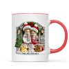 Personalized Farmhouse Couple Mug with Optional Pet Dog Cat, Christmas Gift for Him, Gift for Her Personalized Farmhouse Couple Mug with Optional Pet Dog Cat, Christmas Gift for Him, Gift for Her