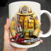 Personalized Firefighter Gear and Helmet Design - Personalized Custom Coffee Mug - FIF005_MG Personalized Firefighter Gear and Helmet Design - Personalized Custom Coffee Mug - FIF005_MG