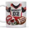 Personalized Football Team Pride Mug With Jersey and Helmet - Personalized Custom Coffee Mug - SPORT041_MG Personalized Football Team Pride Mug With Jersey and Helmet - Personalized Custom Coffee Mug - SPORT041_MG