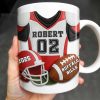 Personalized Football Team Pride Mug With Jersey and Helmet - Personalized Custom Coffee Mug - SPORT041_MG Personalized Football Team Pride Mug With Jersey and Helmet - Personalized Custom Coffee Mug - SPORT041_MG