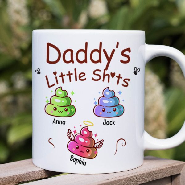 Personalized Funny Gifts For Mom/Dad Coffee Mug 05katn050225 Mommy's Little Sh*ts Personalized Funny Gifts For Mom/Dad Coffee Mug 05katn050225 Mommy's Little Sh*ts