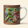 Personalized Gift For Game Loving Couple White Mug, Adventurer & His Princess 04QHDT231224 Personalized Gift For Game Loving Couple White Mug, Adventurer & His Princess 04QHDT231224