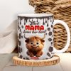 Personalized Gift For Highland Cow Mom Inflated Coffee Mug 04KALU200225 Personalized Gift For Highland Cow Mom Inflated Coffee Mug 04KALU200225