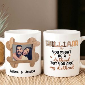 Personalized Gift For Him Coffee Mug You Are My Man Naughty Valentine's Gifts For Husband