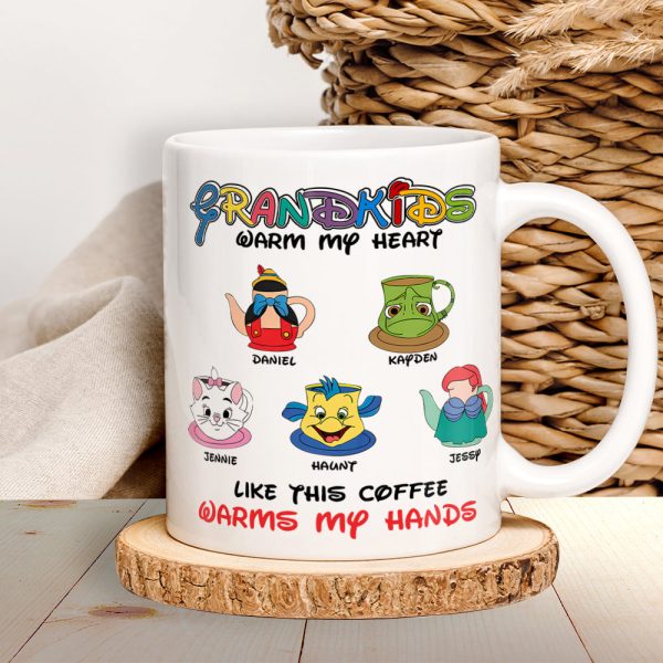 Personalized Gift For Mom Coffee Mug Kids With Warm Heart 02OHLU100125