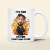 Personalized Gift For Office Workers White Mug Everything Is Fine 01TOLU030125 Personalized Gift For Office Workers White Mug Everything Is Fine 01TOLU030125