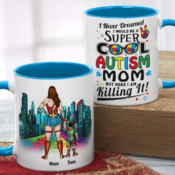 Personalized Gifts For Autism Mom Coffee Mug 02TGDT220225PA Personalized Gifts For Autism Mom Coffee Mug 02TGDT220225PA