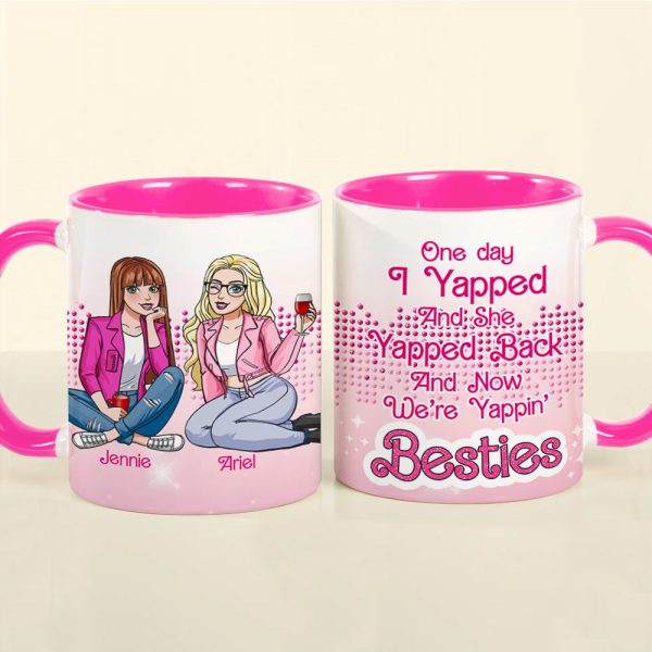 Personalized Gifts For Besties Accent Mug Yappin Besties 04XQLU021224HH Personalized Gifts For Besties Accent Mug Yappin Besties 04XQLU021224HH