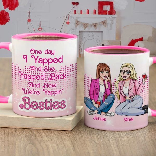 Personalized Gifts For Besties Accent Mug Yappin Besties 04XQLU021224HH Personalized Gifts For Besties Accent Mug Yappin Besties 04XQLU021224HH
