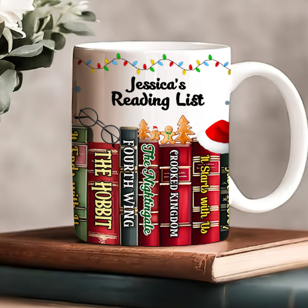 Personalized Gifts For Book Lover Christmas Coffee Mug 03HUPU221124 Personalized Gifts For Book Lover Christmas Coffee Mug 03HUPU221124