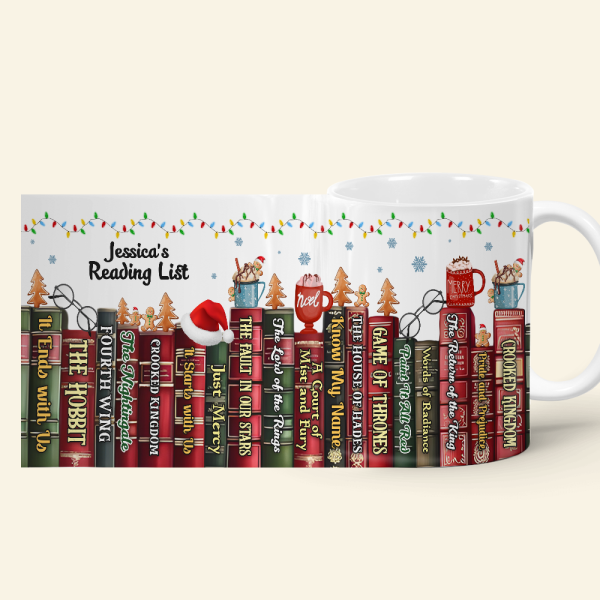 Personalized Gifts For Book Lover Christmas Coffee Mug 03HUPU221124 Personalized Gifts For Book Lover Christmas Coffee Mug 03HUPU221124