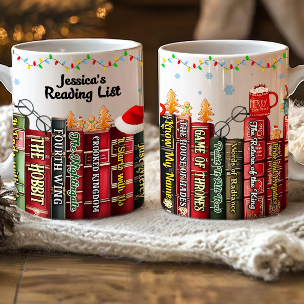 Personalized Gifts For Book Lover Christmas Coffee Mug 03HUPU221124 Personalized Gifts For Book Lover Christmas Coffee Mug 03HUPU221124