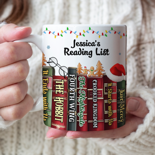 Personalized Gifts For Book Lover Christmas Coffee Mug 03HUPU221124 Personalized Gifts For Book Lover Christmas Coffee Mug 03HUPU221124