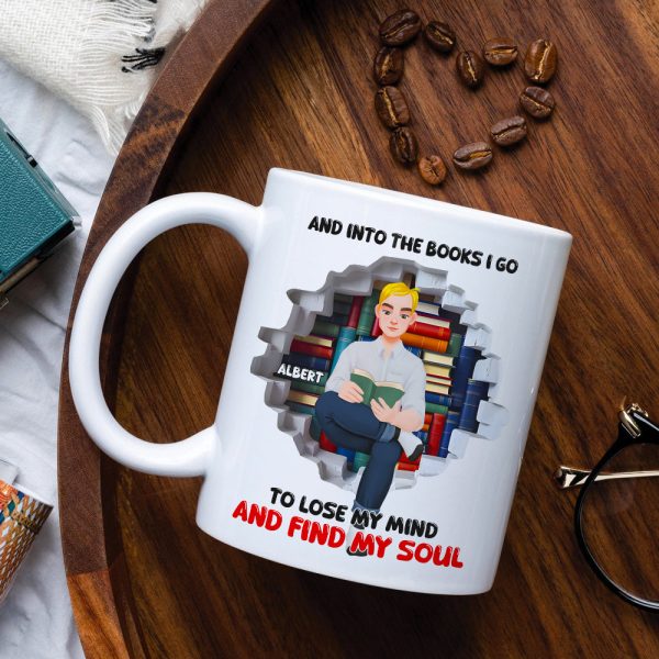 Personalized Gifts For Book Lovers Coffee Mug Reading Book Girl 03KALU040125PA