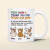 Personalized Gifts For Cat Mom Coffee Mug Thank You For Being Our Mom Personalized Gifts For Cat Mom Coffee Mug Thank You For Being Our Mom