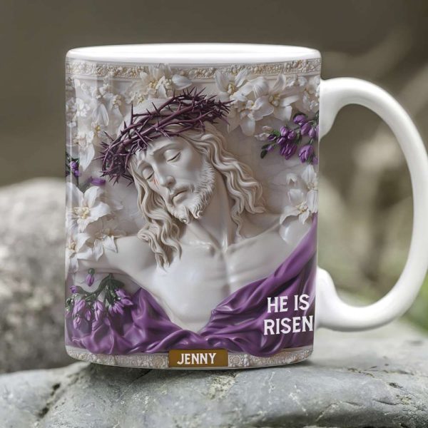 Personalized Gifts For Christian Coffee Mug, He Is Risen 01TGMH190225 Personalized Gifts For Christian Coffee Mug, He Is Risen 01TGMH190225
