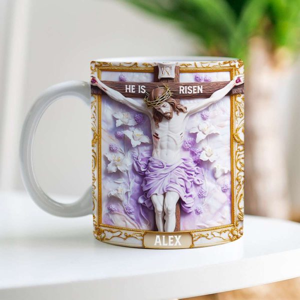 Personalized Gifts For Christian Coffee Mug, He Is Risen 01TGMH190225 Personalized Gifts For Christian Coffee Mug, He Is Risen 01TGMH190225