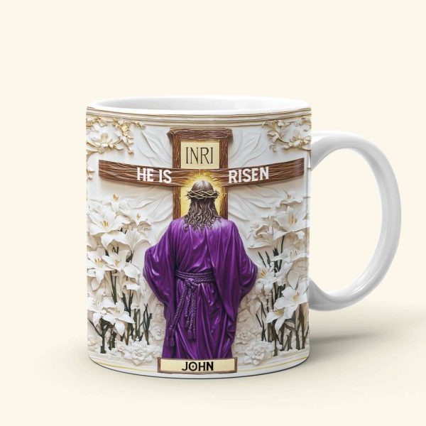 Personalized Gifts For Christian Coffee Mug, He Is Risen 01TGMH190225 Personalized Gifts For Christian Coffee Mug, He Is Risen 01TGMH190225