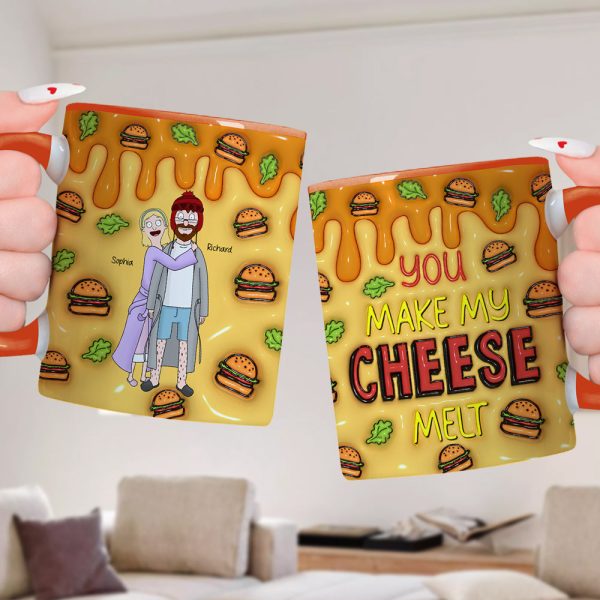 Personalized Gifts For Couple Accent Mug Melt Cheese 01TGQN271224HG Personalized Gifts For Couple Accent Mug Melt Cheese 01TGQN271224HG