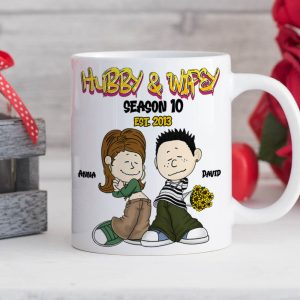 Personalized Gifts For Couple Coffee Mug 01totn070125hg Hubby And Wifey