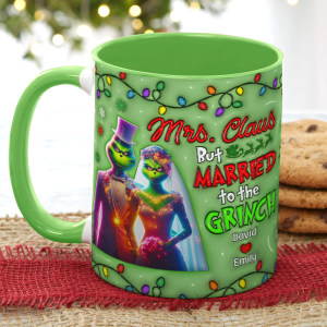 Personalized Gifts For Couple Coffee Mug Christmas Greenmonster Couple 01OHPU291024