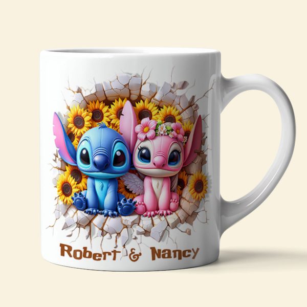 Personalized Gifts For Couple Coffee Mug Romantic Cartoon 04HUDT120425 Personalized Gifts For Couple Coffee Mug Romantic Cartoon 04HUDT120425