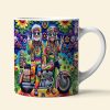 Personalized Gifts For Couple, Hippie Couple White Mug 01ACDT310824