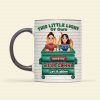 Personalized Gifts For Coworkers Coffee Mug Cute 3D Inflated Effect 04kati021224pa