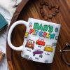 Personalized Gifts For Dad 3D Inflated Mug, Dad's Pit Crew 01kapu210824