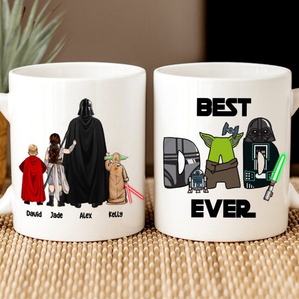 Personalized Gifts For Dad Coffee Mug Best Dad Ever 03HUHN220124HHHG Personalized Gifts For Dad Coffee Mug Best Dad Ever 03HUHN220124HHHG