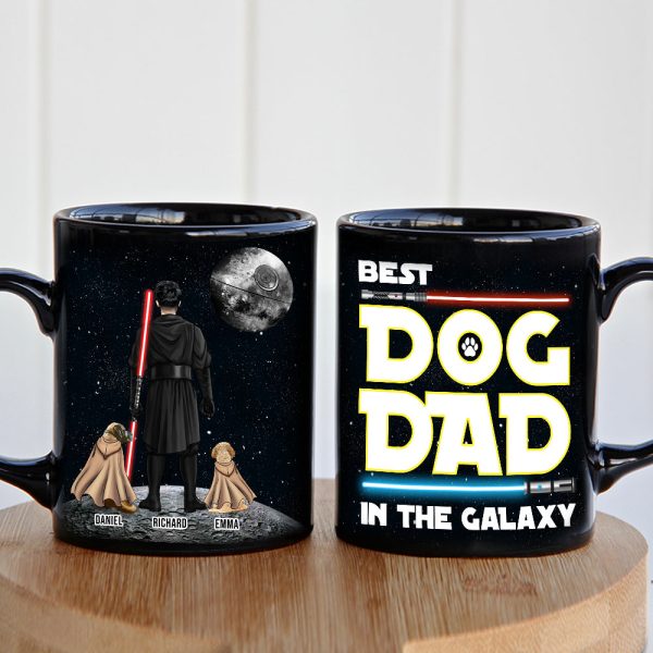 Personalized Gifts For Dad Coffee Mug Best Dog Dad In The Galaxy 012QHTH210324DAHHHG Personalized Gifts For Dad Coffee Mug Best Dog Dad In The Galaxy 012QHTH210324DAHHHG