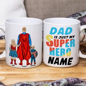 Personalized Gifts For Dad Coffee Mug Dad Is The Best 031TOQN240325PA