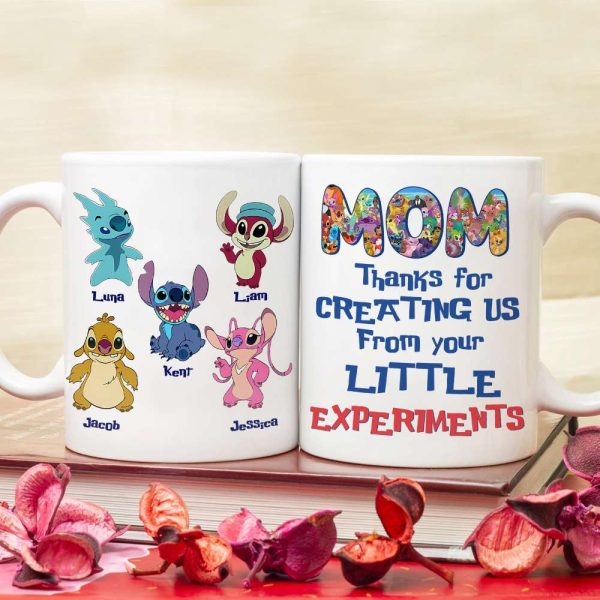 Personalized Gifts For Dad Coffee Mug Thanks For Creating Us 01htpu070324