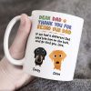 Personalized Gifts For Dog Dad Coffee Mug 051HUPU260124 Father's Day Personalized Gifts For Dog Dad Coffee Mug 051HUPU260124 Father's Day